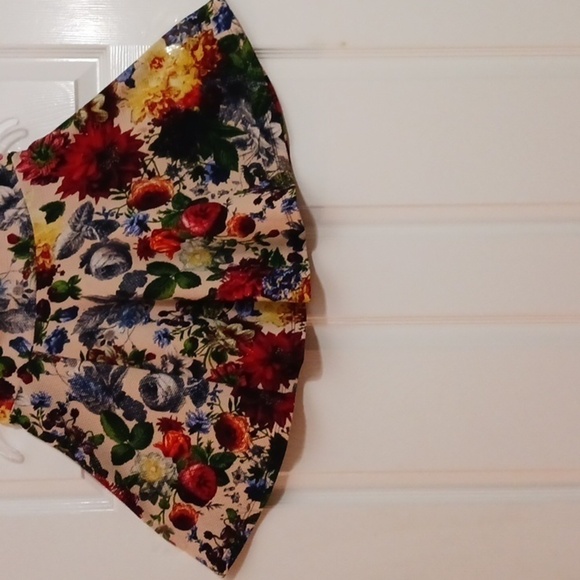 i JOAH Sugar + Lips Skirt Foral SZ.MEDIUM - Picture 6 of 9